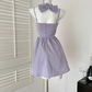 Pretty A Line Spaghetti Straps Lilac Satin Short Homecoming Dress 17th Birthday Outfits C4742