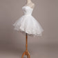 Sweet 16th White Ball Gown Satin Tulle Lace Short Homecoming Dress Birthday Outfits C4746