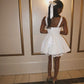 Simple Elegant A Line Spaghetti Straps Satin Short Homecoming Dress 18th Birthday Outfits C4752