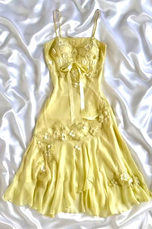 Stunning A Line Spaghetti Straps Chiffon Applique Short Homecoming Dress 19th Birthday Outfits C4860