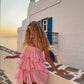Sweet A Line Strapless Chiffon Applique Short Homecoming Dress 17th Birthday Outfits C4869