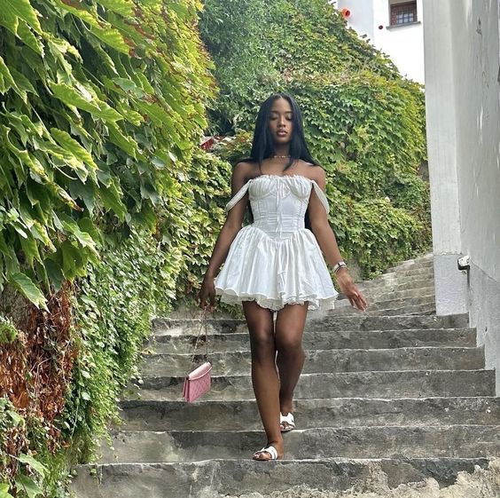 Pretty A Line Off The Shoulder White Satin Lace Short Homecoming Dress 17th Birthday Outfits C4911