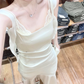 Robe de bal longue en satin et dentelle, élégante, style sirène, bretelles spaghetti, C4962