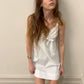 Cute A Line Spaghetti Straps Satin Short Homecoming Dress 20th Birthday Outfits C5025