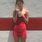 Chic Mermaid Spaghetti Straps Satin Short Homecoming Dress 21th Birthday Outfits C5028