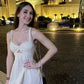 Special A Line Spaghetti Straps Satin Short Homecoming Dress 18th Birthday Outfits C5161