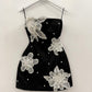 Stunning A Line Spaghetti Straps Satin With Applique Short Homecoming Dress 17th Birthday Outfits C5184