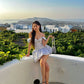 Unique A Line Off The Shoulder Satin Polka Dots Mini Short Homecoming Dress 18th Birthday Outfits C5239