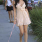 Elegant A Line Spaghetti Straps Chiffon Ruffles Mini Short Homecoming Dress 18th Birthday Outfits C5240