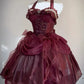 Retro Ball Gown Halter Burgundy Chiffon With Bow Mini Short Homecoming Dress 19th Birthday Outfits C5247