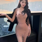 Elegant Sheath Straps 18th Birthday Dress Short Lace Homecoming Dresses C525