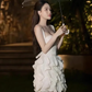 Elegant Sheath Straps White 18th Birthday Dress Short Homecoming Dresses C531