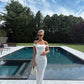 Robe de bal longue en satin, style sirène, sexy et chic, épaules dénudées, taille creuse, C5321