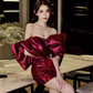 Elegant Sheath Strapless Sequin 18th Birthday Dress Short Homecoming Dresses C533