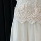 Robe de bal longue en satin et dentelle, jolie robe trapèze à bretelles spaghetti, C5365