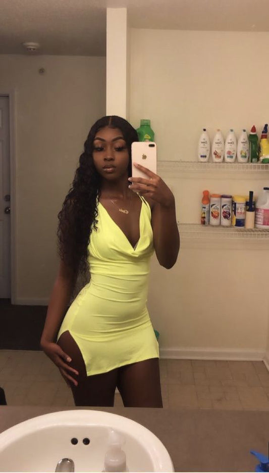 Sexy Mermaid Halter Satin Short Homecoming Dress 20th Birthday Outfits C5404