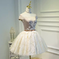 Robe de bal élégante, épaules dénudées, tenues d'anniversaire, robes de soirée en Tulle, C549