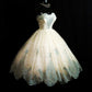 Chic Ball Gown Strapless Tulle Lace Short Homecoming Dress 17th Birthday Outfits C5693