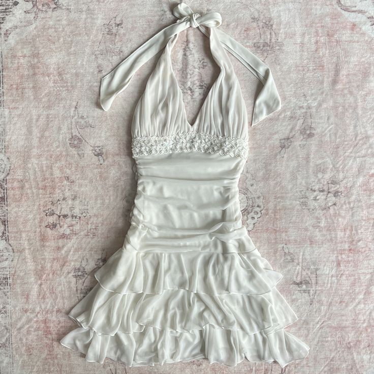 Robe de soirée courte élégante en mousseline de soie, coupe licou, coupe trapèze, tenue pour 18e anniversaire, C5735