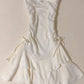 Robe de soirée courte en satin, élégante, coupe trapèze, sans bretelles, pour un 20e anniversaire, C5740