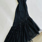Robe de bal longue en satin et tulle à perles, style sirène chic, C5761