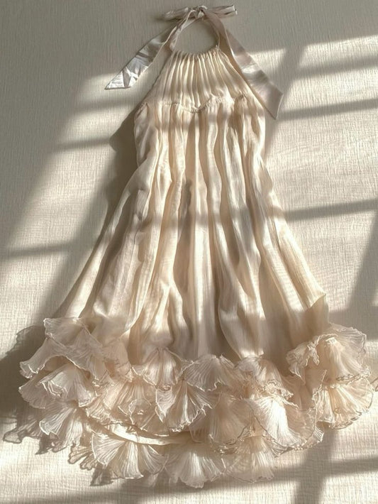 Cute Halter Chiffon Short Homecoming Dress 16th Birthday Outfits C5784