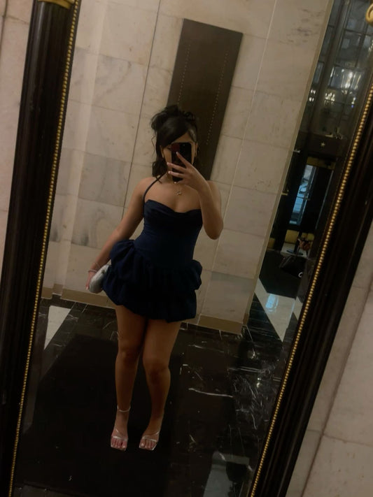 Chic A Line Halter Satin Short Homecoming Dress 19th Birthday Outfits C5795