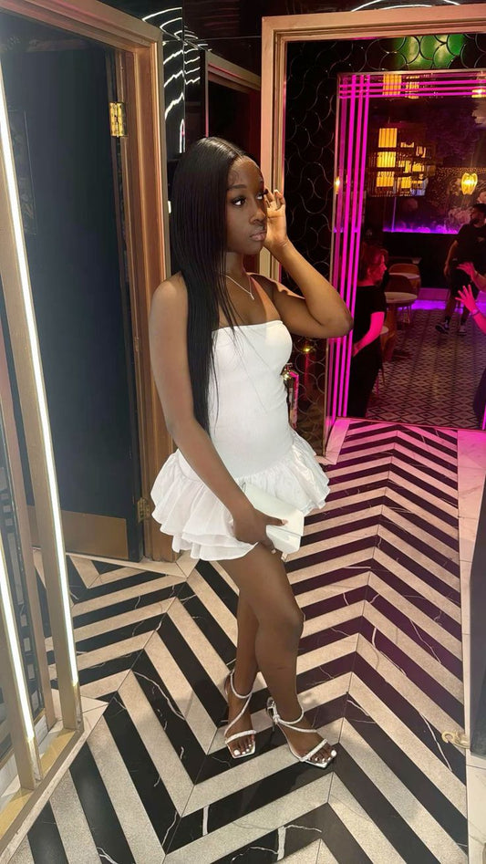 Cute Bodycon A Line Strapless Satin Short Homecoming Dress 19th Birthday Outfits C5797