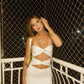 Sexy Mermaid Strapless Satin Hollow Pleated Short Homecoming Dress 22th Birthday Outfits C5802