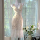 Gorgeous Mermaid V Neck Tulle Lace Short Homecoming Dress 21th Birthday Outfits C5805