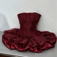 Pretty Ball Gown Strapless Satin Lace Short Homecoming Dress 17th Birthday Outfits C5809