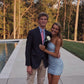 Sexy Mermaid Strapless Lace Short Homecoming Dress 20th Birthday Outfits C5815