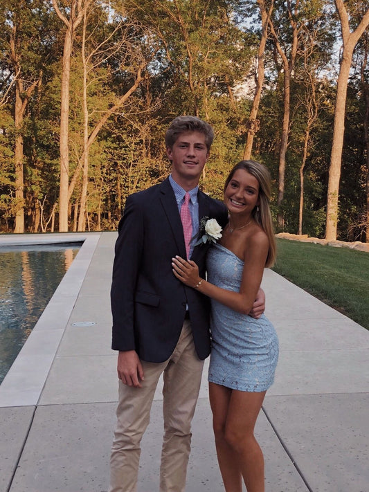 Sexy Mermaid Strapless Lace Short Homecoming Dress 20th Birthday Outfits C5815