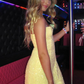 Shiny A Line Spaghetti Straps Pastel Yellow Sequin Short Homecoming Dress 18th Birthday Outfits C5822