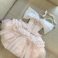 Sweet 16th Pink Ball Gown Off The Shoulder Satin Chiffon Short Homecoming Dress Birthday Outfits C5831