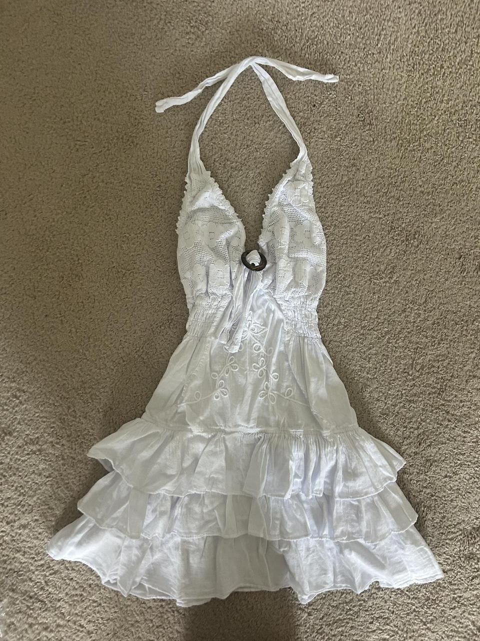 Retro A Line Halter Satin Layer Short Homecoming Dress 19th Birthday Outfits C5835