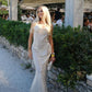 Glitter Mermaid Spaghetti Straps Sequin Long Prom Dress,Formal Dress C5853