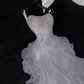 Princess Ball Gown Spaghetti Straps Tulle Sequin Long Prom Dress,Formal Dress C5866