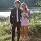 Pink Mermaid Spaghetti Straps Satin Chiffon Ruffles Short Homecoming Dress 19th Birthday Outfits C5885