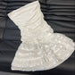 Cute A Line Strapless Layer Satin Short Homecoming Dress 20th Birthday Outfits C5929