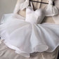 Vintage Ball Gown Straps White Homecoming Dress 18th Birthday Outfits C593