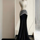 Gorgeous Romantic Mermaid Satin Beaded Long Prom Dress,Formal Dress C5942