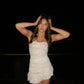 Charming A Line Strapless Lace Short Homecoming Dress 21th Birthday Outfits C5952