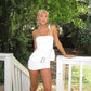 Chic Mermaid Strapless Satin Short Homecoming Dress 21th Birthday Outfits C5970