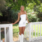 Chic Mermaid Strapless Satin Short Homecoming Dress 21th Birthday Outfits C5970