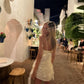 Pretty A Line Spaghetti Straps Sequin Short Homecoming Dress 19th Birthday Outfits C5978