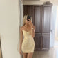 Mermaid Strapless Sequin Short Homecoming Dress 21th Birthday Outfits C5980
