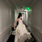 Obessed A Line Halter Satin Lace Long Prom Dress,Formal Dress C5990
