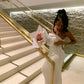 Unique Mermaid Strapless Satin Long Prom Dress,Formal Dress C6013
