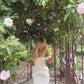 Chic Mermaid Off The Shoulder Satin Ruffle Slit Long Prom Dress,Formal Dress C6015